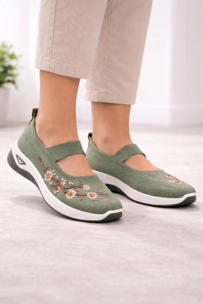 SerenaBloom™ | Zapatos de Confort Floral
