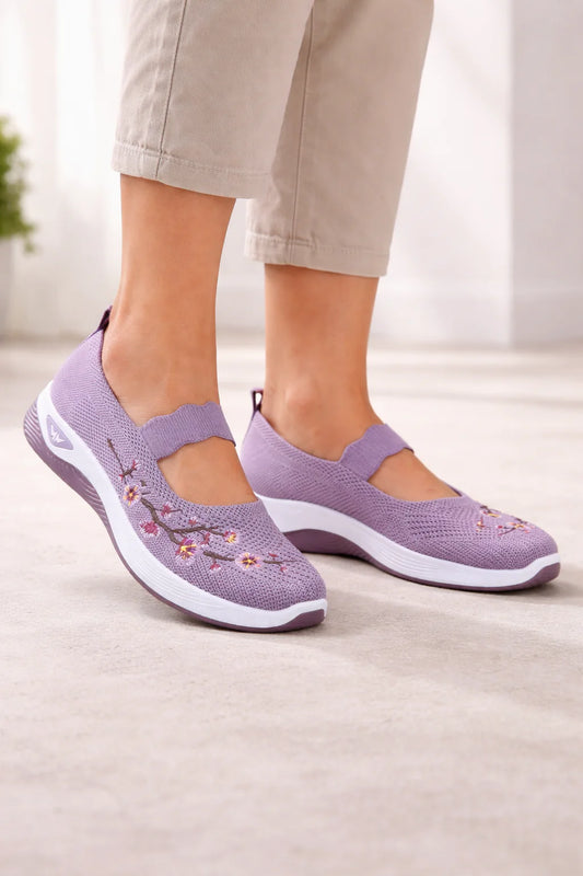 SerenaBloom™ | Zapatos de Confort Floral
