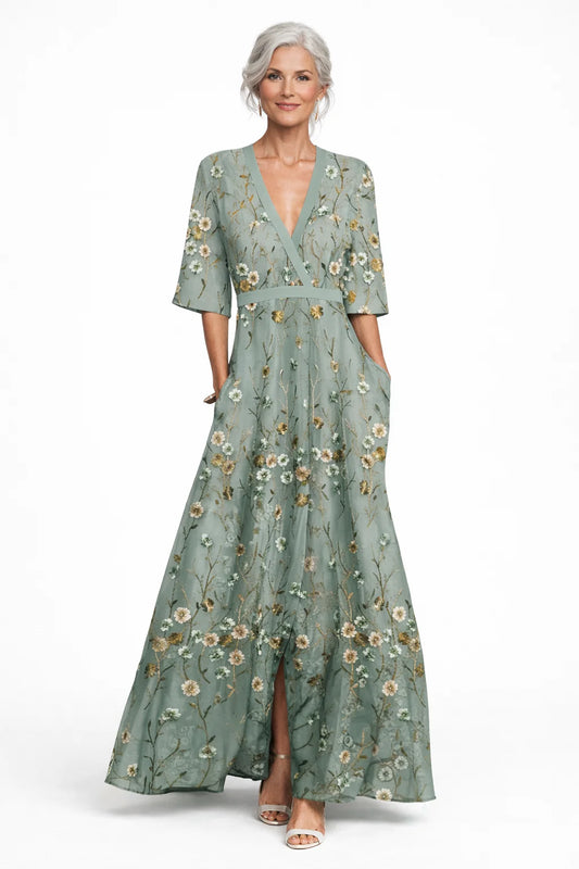 ValeriaFlor™ | Vestido Floral Elegante